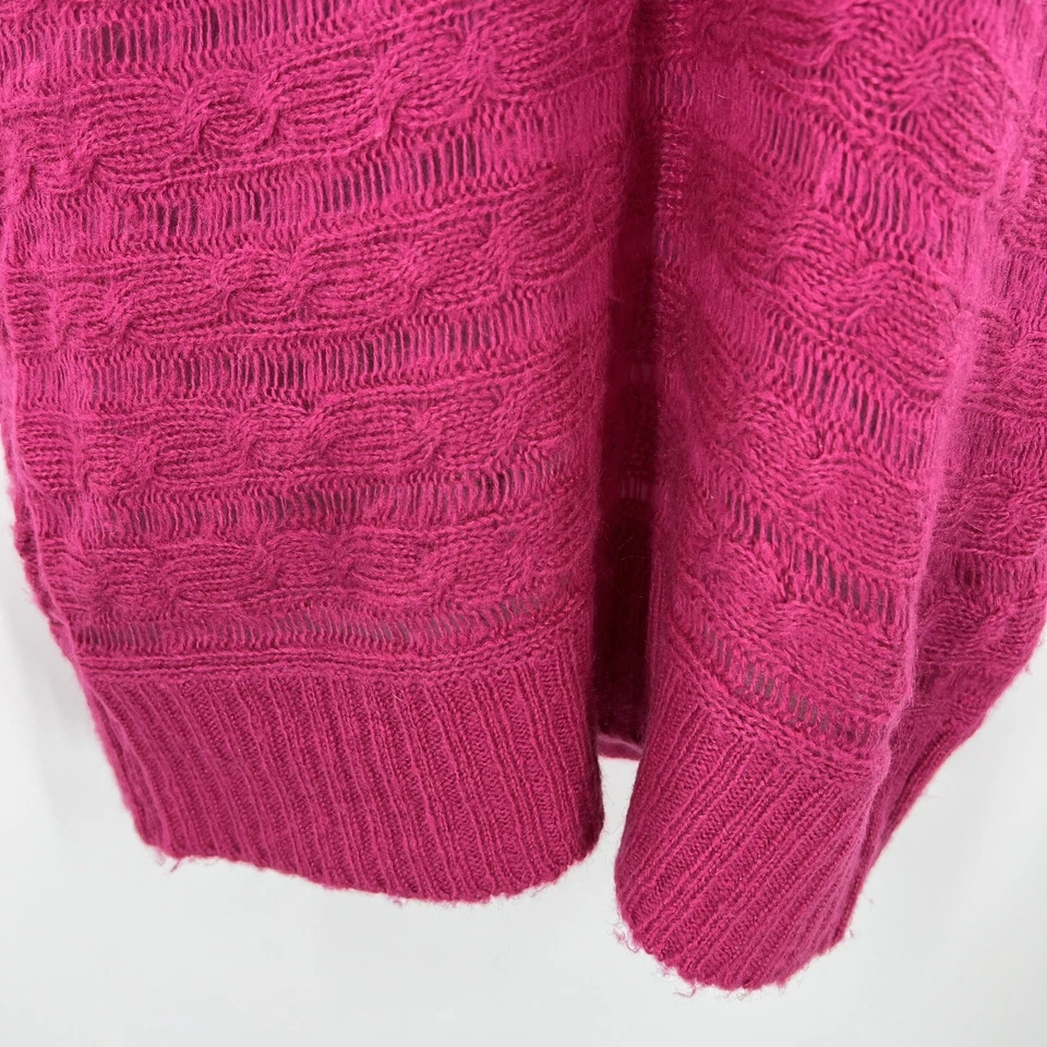 Suéter túnica tejido manga 3/4 Poof Excellence rosa para mujer talla M Foto 4 de 4