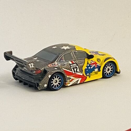 Carbon Racer Frosty Cars 2 TROC Racer #12 Disney Pixar 2016 Mattel Die Cast Car - Picture 7 of 24
