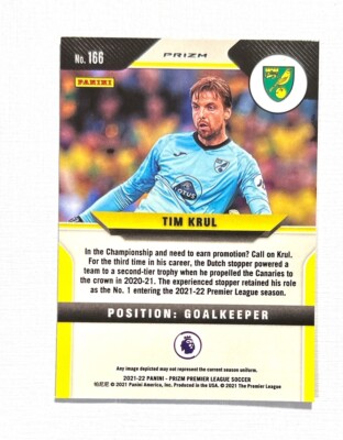 ティム・クルル Tim Krul ~ 2021-22 Panini Prizm Premier League ~ Red White & Blue