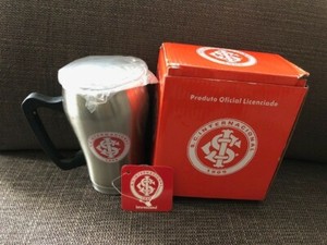 S C Internacional Metal Coffee Tea Mug With Handle And Lid Brand New Ebay