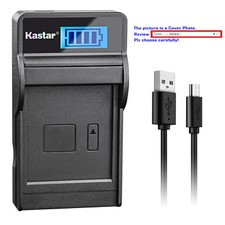 Kastar Battery LCD Charger for Canon LP-E6 LP-E6N LC-E6E Canon EOS 5D Mark IV