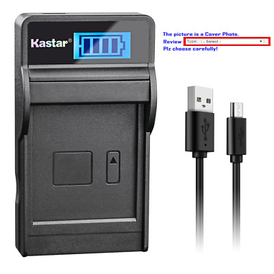 Kastar Battery LCD Charger for Canon LP-E6 LP-E6N LC-E6 & Canon EOS 7D Mark II