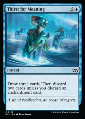 Thirst for Meaning x1 - Commander: Duskmourn: House of Horror - NM-Mint, English