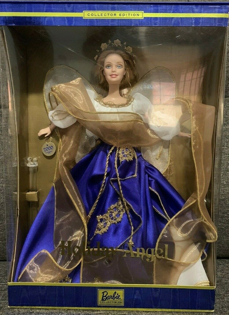 Holiday Angel Barbie Blue Dress 2000 | eBay