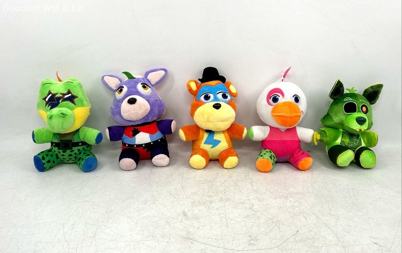 Five Nights at Freddy's Plush Lot Funko Security Breach 5 Pieces 8 Inch