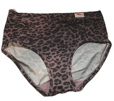 NWT CACIQUE COMFORT BLISS FULL BRIEF 18/20 BLACK AND BROWN ANIMAL PRINT