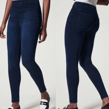 Spanx S/p Jean-ish Ankle Leggings Jeans Twilight Rinse