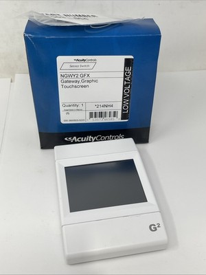 NEW Acuity Controls Sensor Switch nLight NGWY2 GFX Gateway Touchscreen, 214NH4
