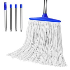 Indoor Cotton Mop for Home Floor Cleaning - 52-Inch Regular Size
