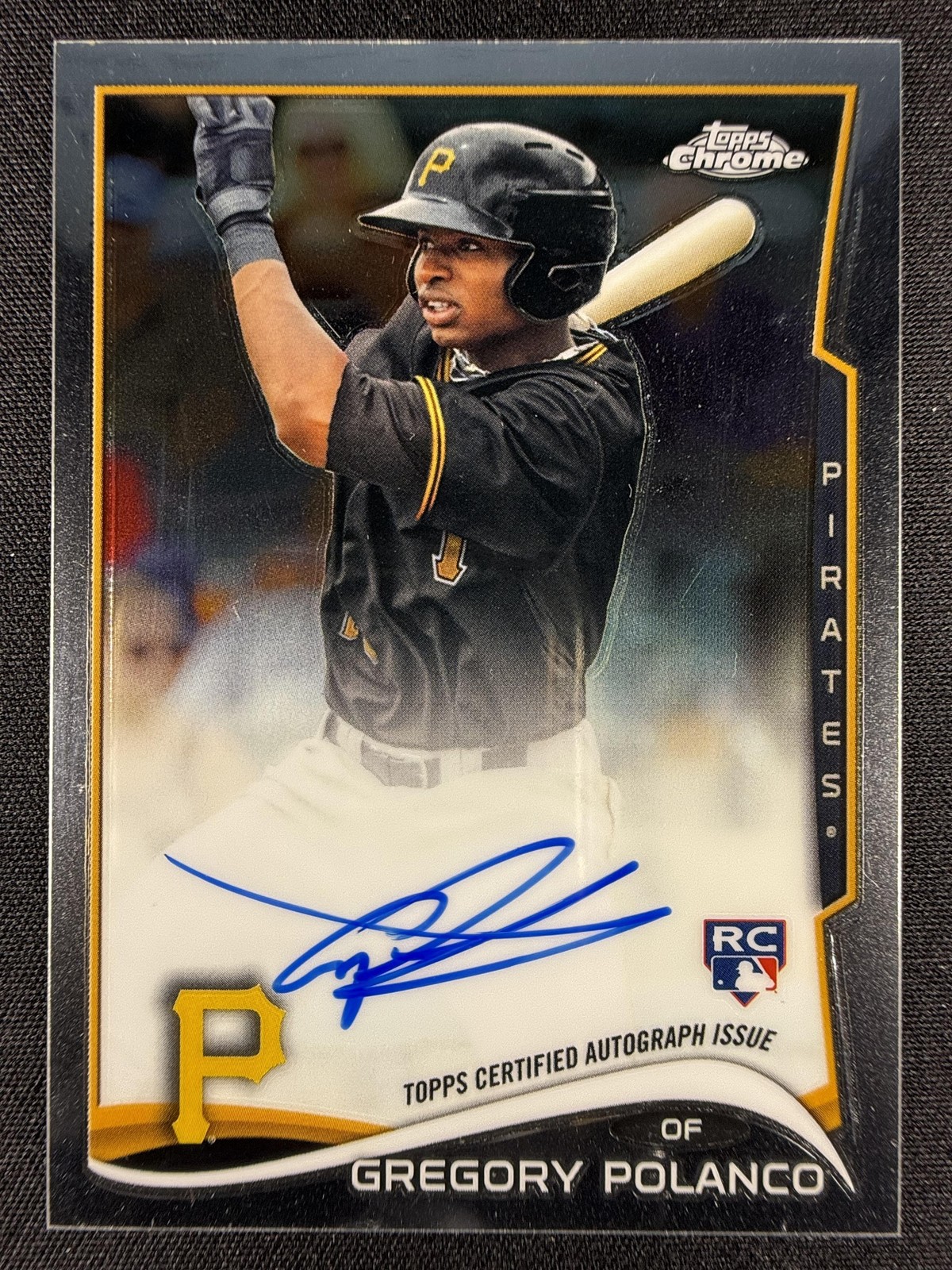 2014 Topps Chrome #GP Gregory Polanco Rookie Autograph Auto