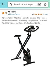 XS Sports Exercise Bikes for sale UK