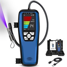 3-in-1 Refrigerant Leak Detector Tester, Rechargeable HVAC Freon Leak Alarm, A1