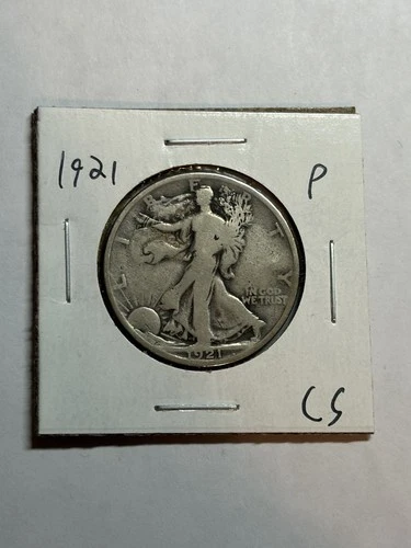 1921 P WALKING LIBERTY HALF DOLLAR VG DETAIL KEY DATE