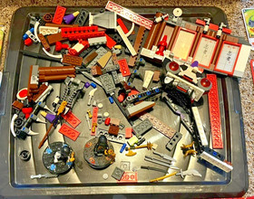 LEGO NINJAGO 2520 WITH MINI FIGURE COLE DX & AONGEZAI USED INSTRUCTIONS INCLUDED