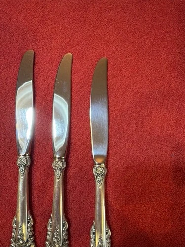 Wallace Grande Baroque Sterling Silver Flatware Six (6) Pieces