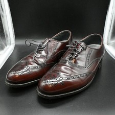 Dexter Men's 8.5/9 Burgundy Leather Wingtip Oxford Dress Shoes USA Made