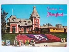 GREETINGS FROM DISNEYLAND FLORAL MICKEY OLD V...