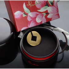 Pomellato grande Ciondolo Talismano Moneta Giapponese Oro Giallo 18kt Massiccio