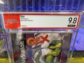 1995 Gex Sony PlayStation PS1 PSX Graded PSA 9.8 A+ Sealed Crystal Dynamics
