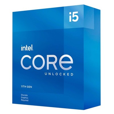 Intel  Core  i5-11600KF Desktop Processor 6 Cores up to 4.9 GHz Unlocked LGA1200