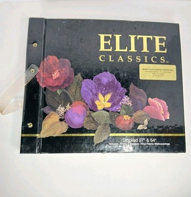 Vintage 90s Sellers & Josephson Elite Classics Large Vinyl Wallpaper Sample Book