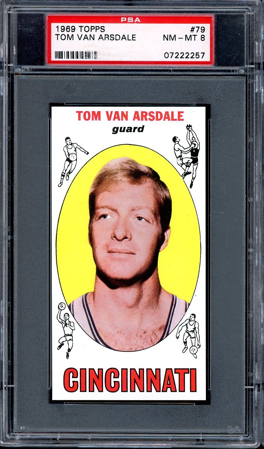 1969-70 Topps #79 Tom Van Arsdale PSA 8