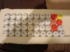SLAZENGER  MIXED Golf Balls X40 GRADE MINT PEARL FREE POSTAGE 