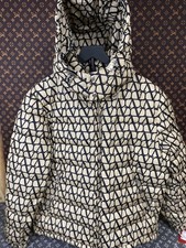 Valentino Garavani Nylon Toile Iconographe Print Windbreaker Size 50