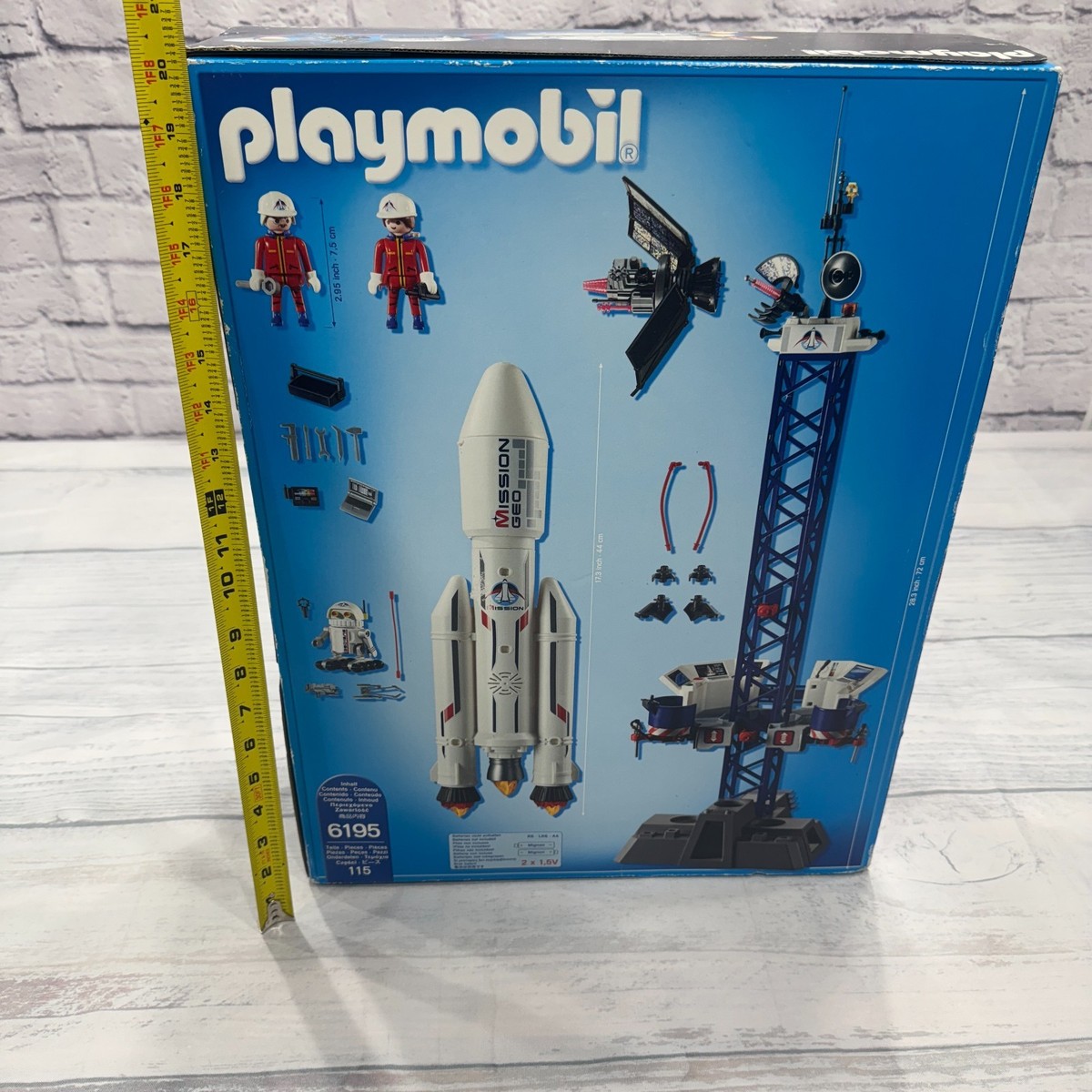 NEW SEALED Playmobil City Action 6195 Shuttle Space Mission Geo