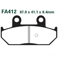Bremsbelag EBC SFAC412 Hinten FüR Suzuki AN 650 A Burgman Executive ABS 04-12