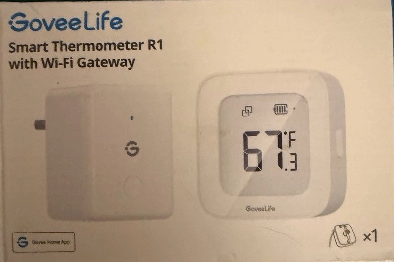 GoveeLife Smart Thermometer R1 with Wi-Fi Gateway Remote Monitoring