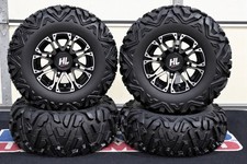 KAWASAKI MULE 4010 25" QUADKING ATV TIRE & HL3 M WHEEL KIT KAWL8 BIGGHORN