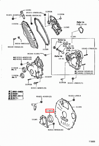 Genuine LandCruiser 80 79 78 Series 1HD 1HZ 1KZ Rear Main Oil Crankshaft Seal - Picture 16 of 20