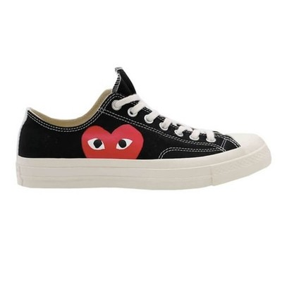 Converse Comme Des Garcons Play Low Damen-Sportschuhe schwarz UK 3 BRANDNEU