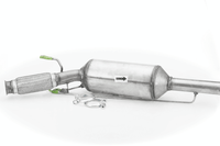 Ruß Partikelfilter Abgasanlage FüR CitroËN Peugeot C4 II DS4 DS5 308 CC SW I
