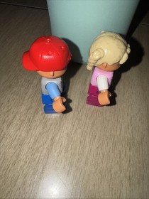 Lego Duplo Figure 2" Boy Son Youth Male Child Kid Hat #8 Blonde Sister Girl Lot