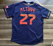 Authentic Nike Jose Altuve Houston Astros Space City JerseyMens XXL