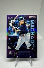2020 Bowman Platinum - Manny Machado #15 Purple /250 San Diego Padres