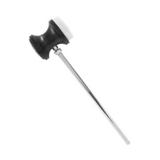 Double Kick Bass Drum Pedal Beater Mallet, Dual Sided Foot Pedal 1 Pack Black