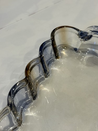 SELTEN 2 Stück Butterdose in Kürbisform Bernstein Blau Glas Butterdose mit Griffen Deckel - Bild 17 von 17