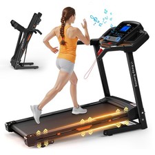 Foldable Treadmill With Incline, Folding Treadmill For Home Electric Treadmill W