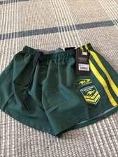 NRL kangaroos Performance Gym Shorts Bnwt Large 