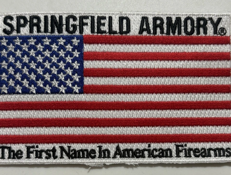 Springfield Armory The First Name in American Firearms Company Iron-on Patch - Image 2 of 3