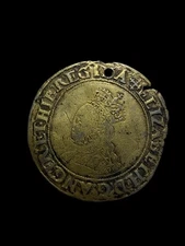 Elizabeth I Shilling, Contemporary Forgery Gilted