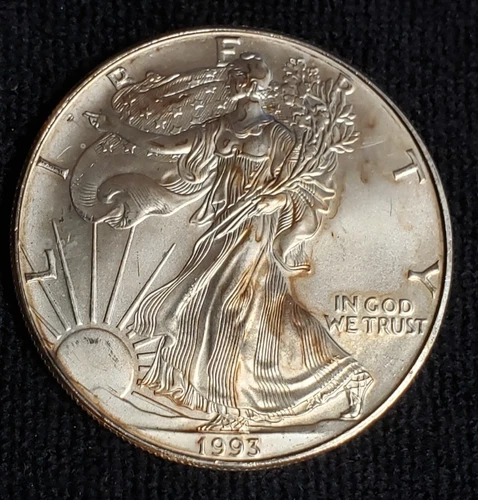 1993 American Silver Eagle 1 oz .999 Fine Silver Uncirculated