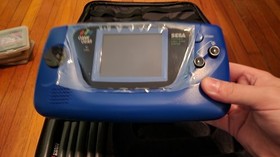 Sega Game Gear *w/New Capacitors* + Tails Adventure w/Manual and Games with Case