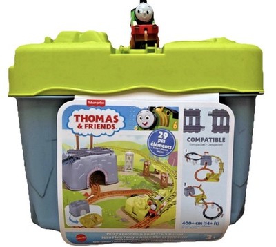 New Sealed Thomas & Friends Toy Train Set, Percy s Connect & Build Track Bucket
