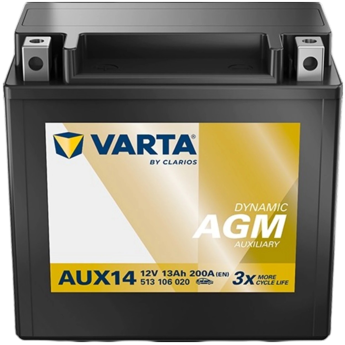 Varta AUX14 AGM Stützbatterie Start-Stopp Auxiliary 13Ah für BMW