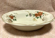 VINTAGE Mikasa Heritage F2010 “Capistrano” Rim Soup Bowl Stoneware Japan 8.5”