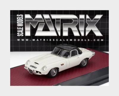 MATRIX SCALE MODELS MX51001-103 Jaguar - E-Type Frua Roadster Closed 1964 - Whit